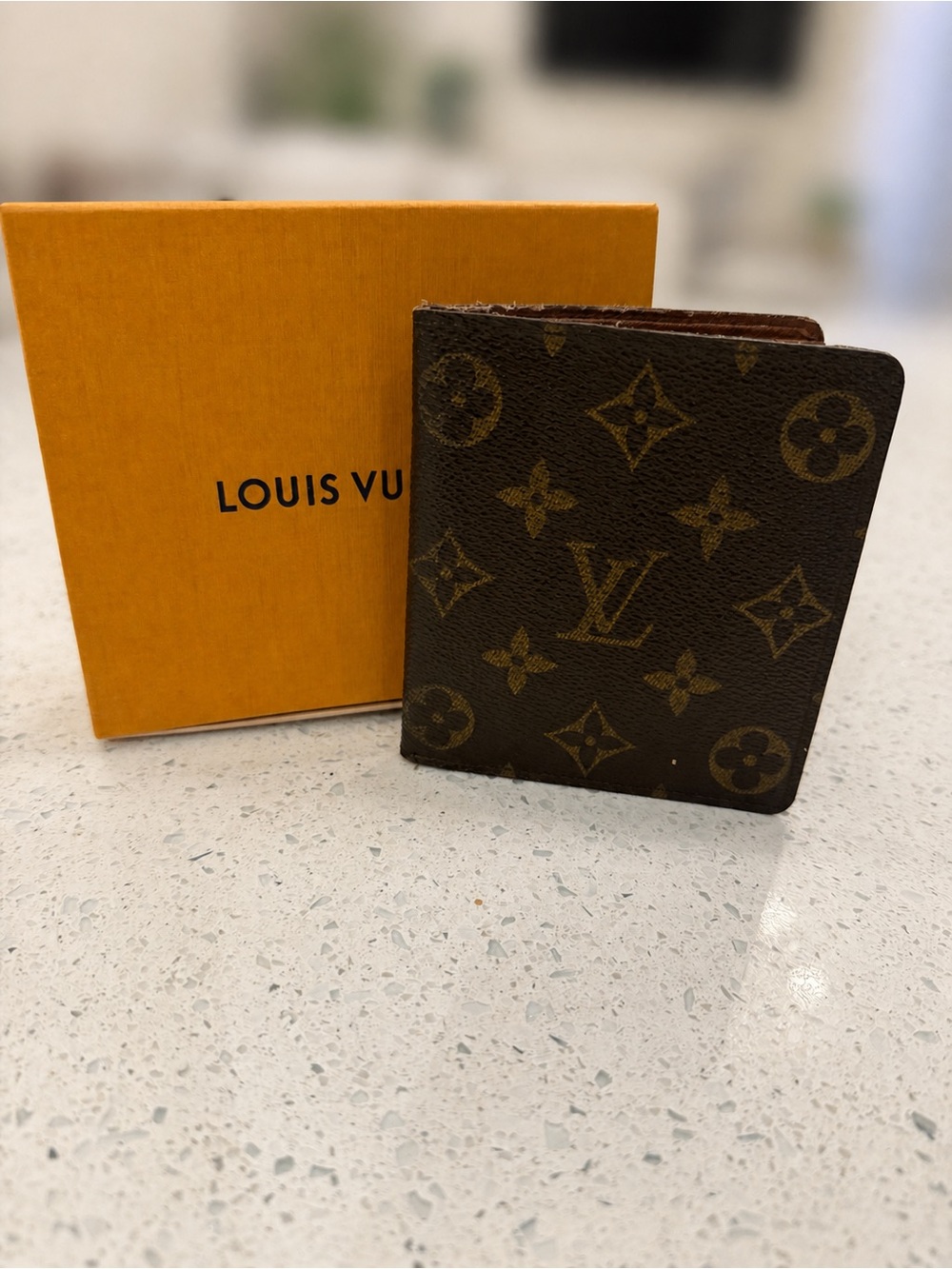 Louis Vuitton Monogram Canvas Wallet in Brown